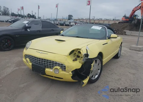 2002 Ford Thunderbird из США, поврежденный, VIN 1FAHP60AX2Y130968